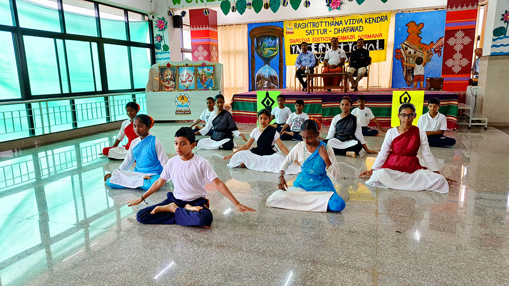 International Yoga Day Celebration in RVK - Sattur (4)