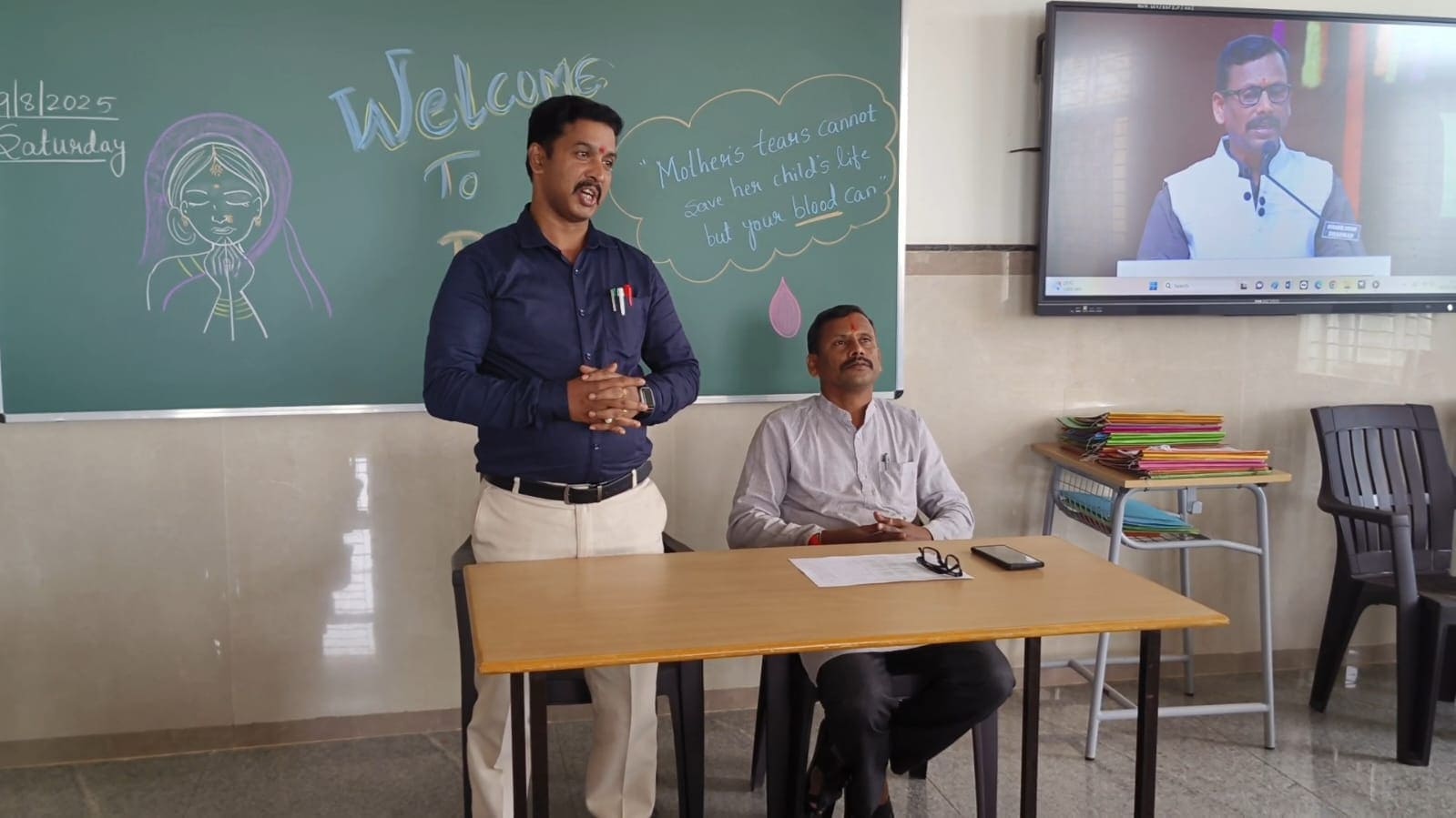 A blood donation camp in RVK - Sattur (2)