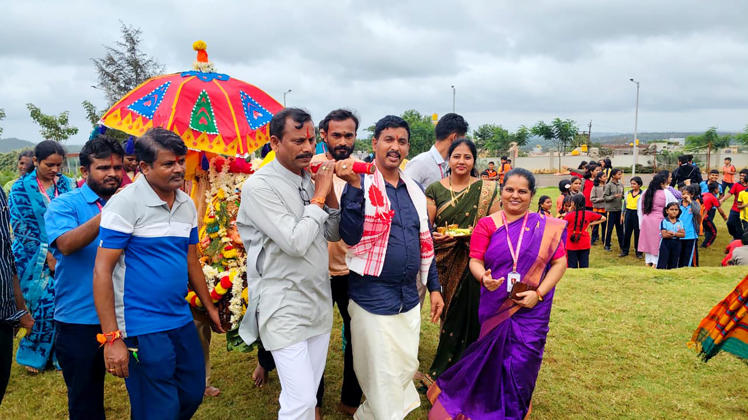 Ganesh Chaturthi and National Sports Day Celebration in RVK - Sattur (2)