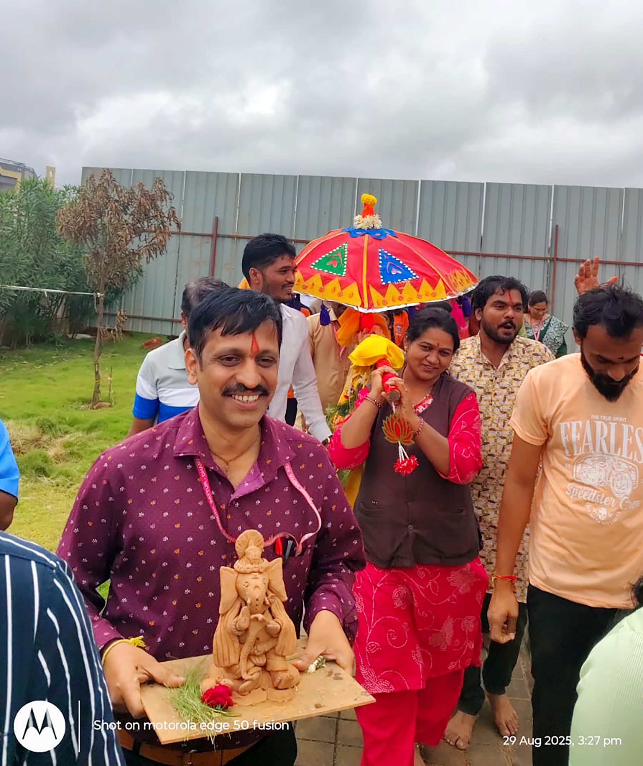 Ganesh Chaturthi and National Sports Day Celebration in RVK - Sattur (6)
