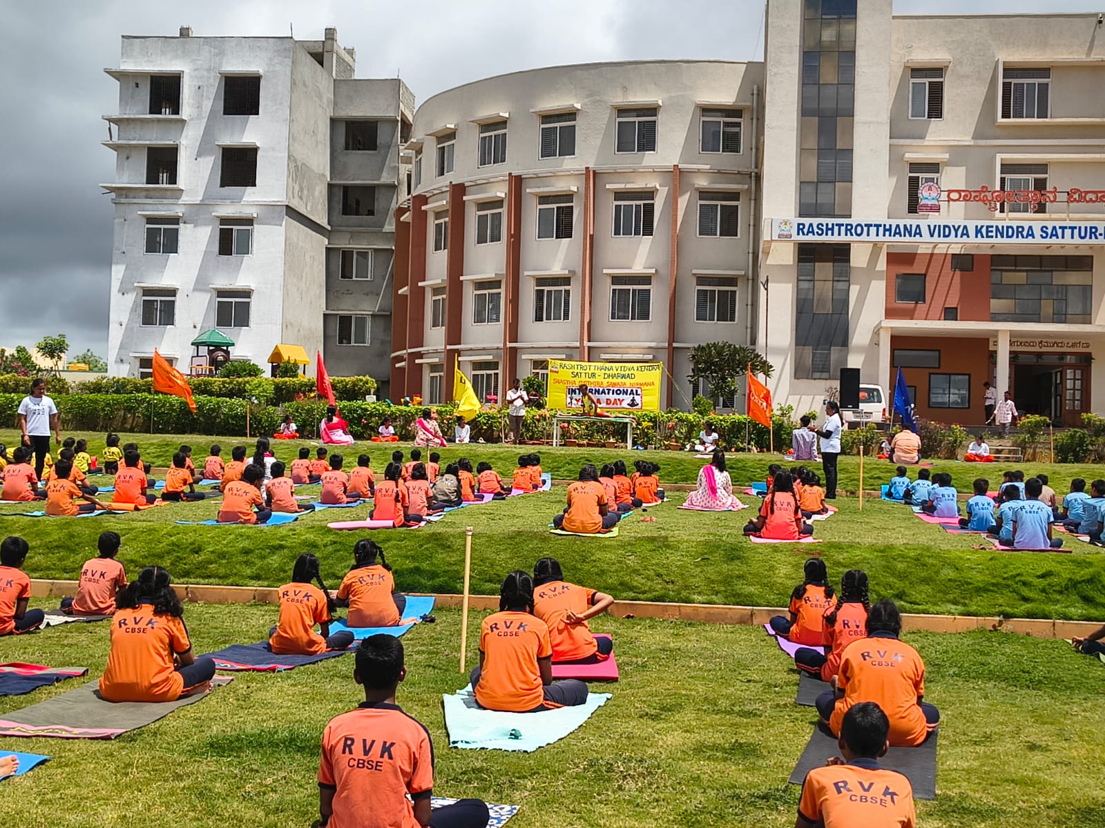 12th International Yoga Day in RVK - Sattur (11)