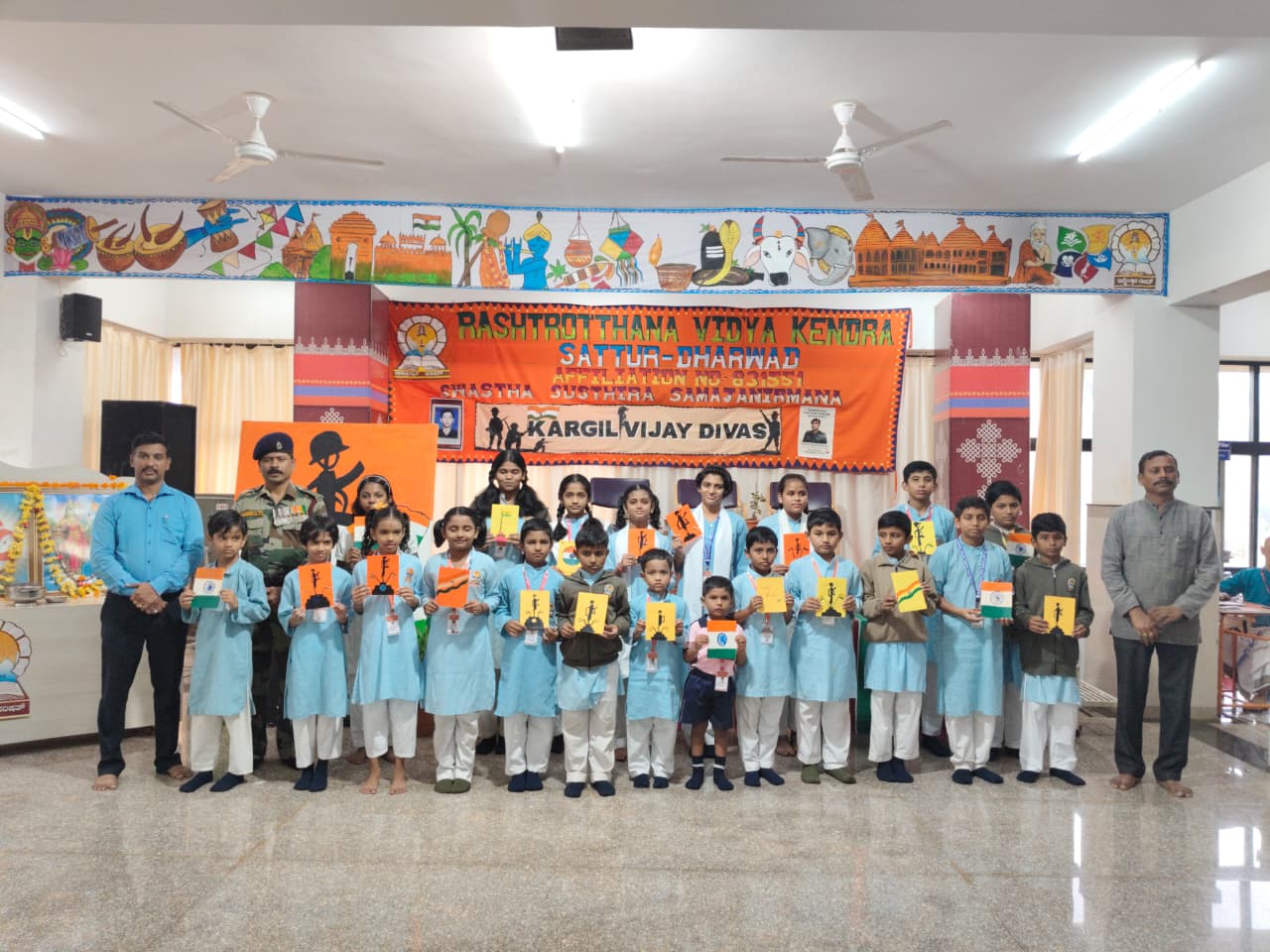 Kargil Vijay Diwas & Best Out of Waste Competition in RVK - Sattur (1)