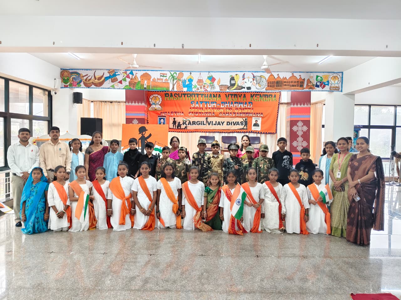 Kargil Vijay Diwas & Best Out of Waste Competition in RVK - Sattur (3)