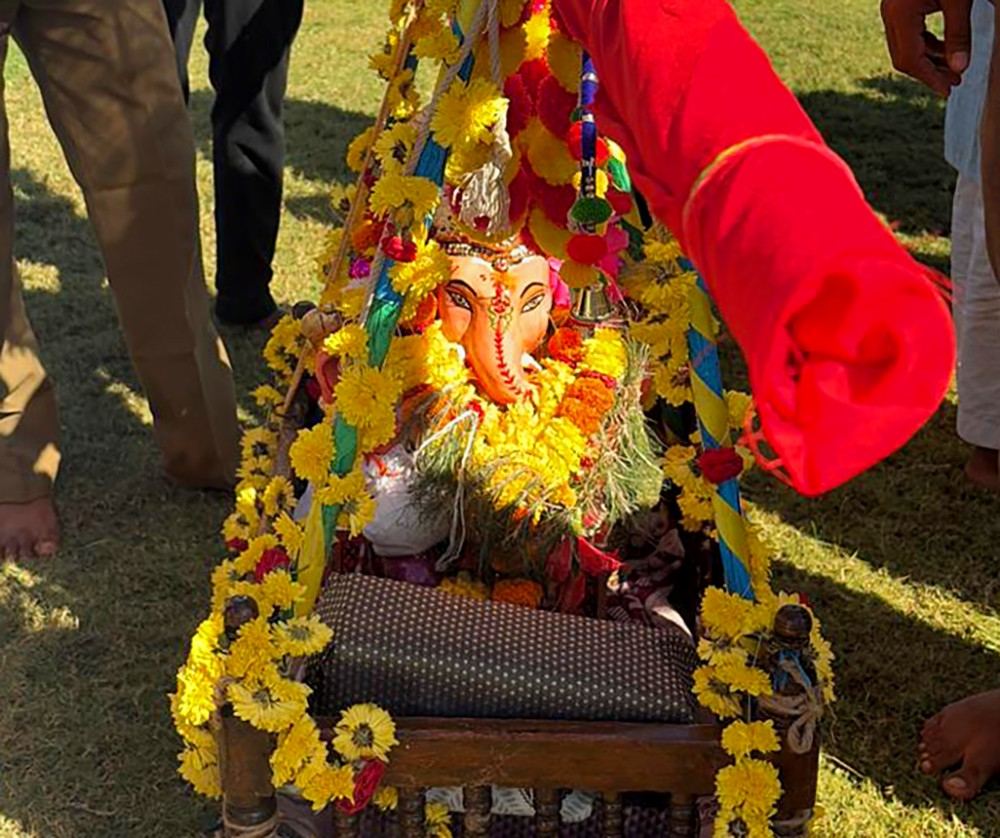 Devotion and Cultural Enthusiasm Mark Ganapati Festival Celebrations at RVK - Sattur (2)