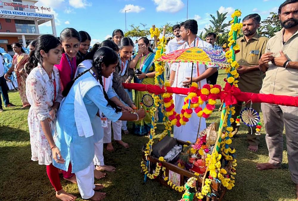 Devotion and Cultural Enthusiasm Mark Ganapati Festival Celebrations at RVK - Sattur (6)