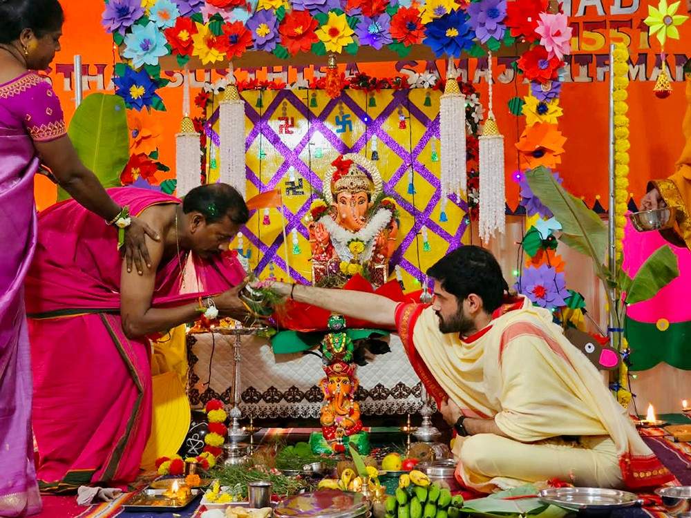 Ganesh Chaturthi Celebrated at RVK - Sattur (1)