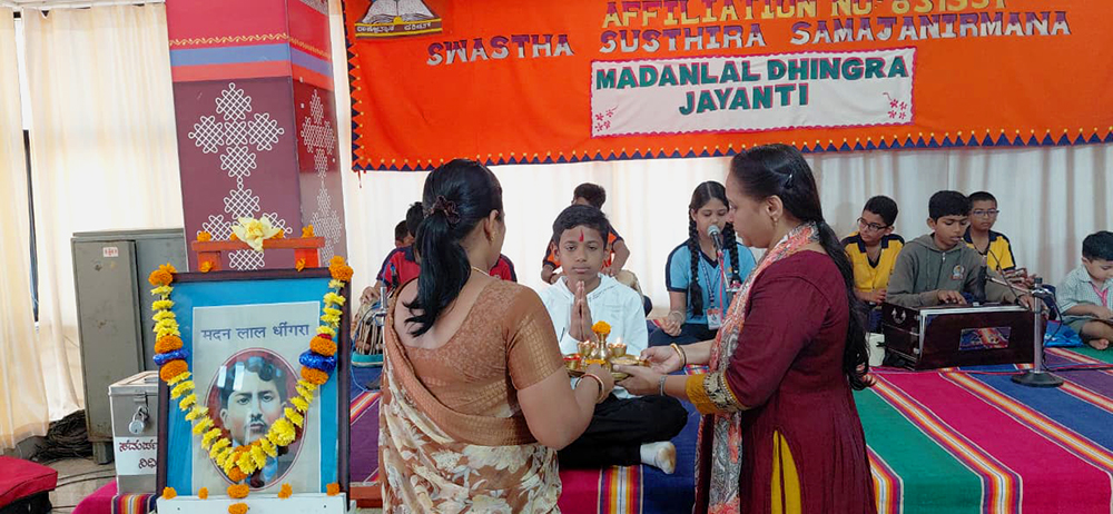 Madan Lal Dhingra Jayanti Celebrated at RVK - Sattur (1)