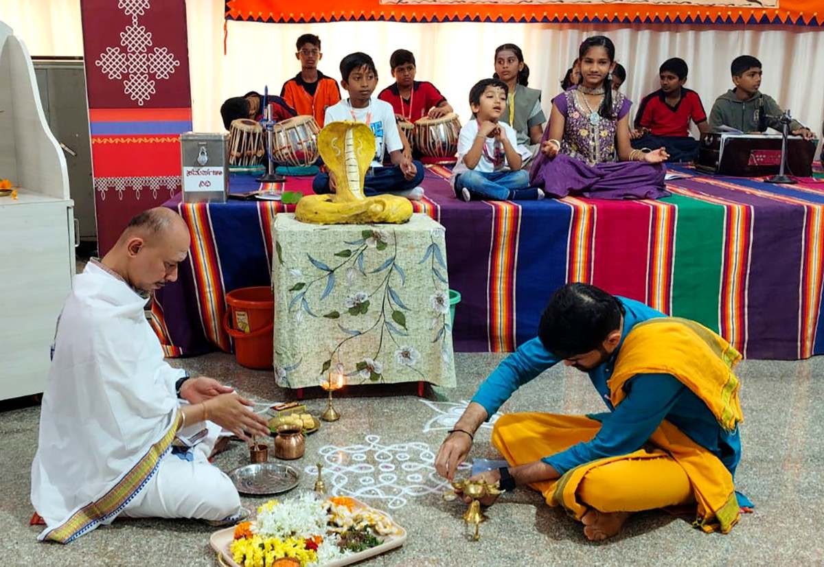 Nagar Panchami Celebrated Devotionally at RVK - Sattur (7)